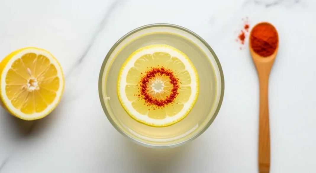 cayenne pepper and lemon water