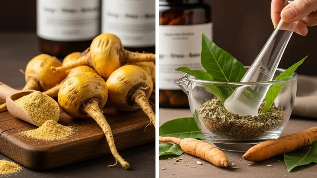 maca root and ashwagandha